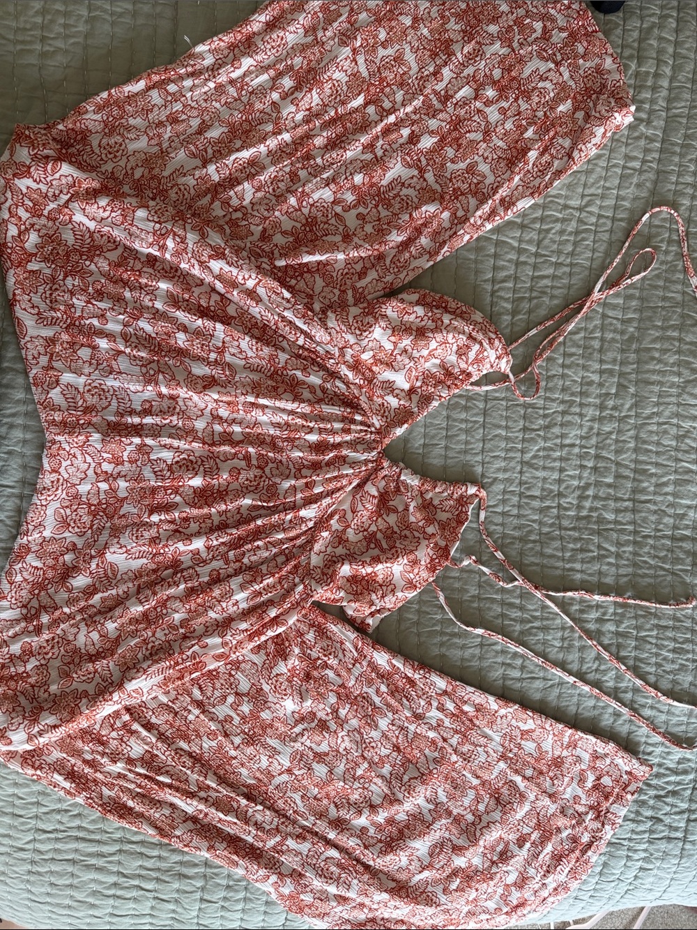 Promesa Jumper with Rust Floral Print